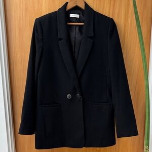 Anine Bing Classic Black Blazer